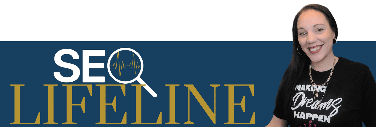 SEO Membership Lifeline logo and 1x1 Impression Business owner Desiree Grimaldi